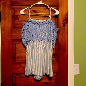 Size small off the shoulder romper